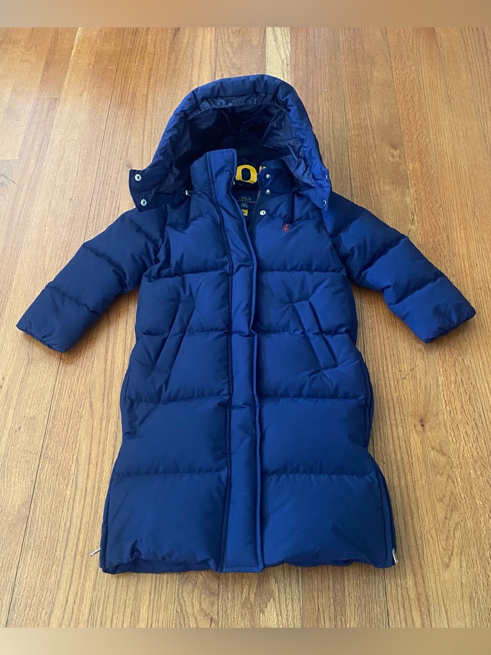 Polo by Ralph Lauren  Long Puffer Water Repellent Down Jacket with Hood